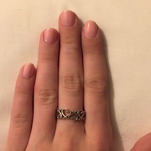 Tiffany & co. Sterling silver heart ring